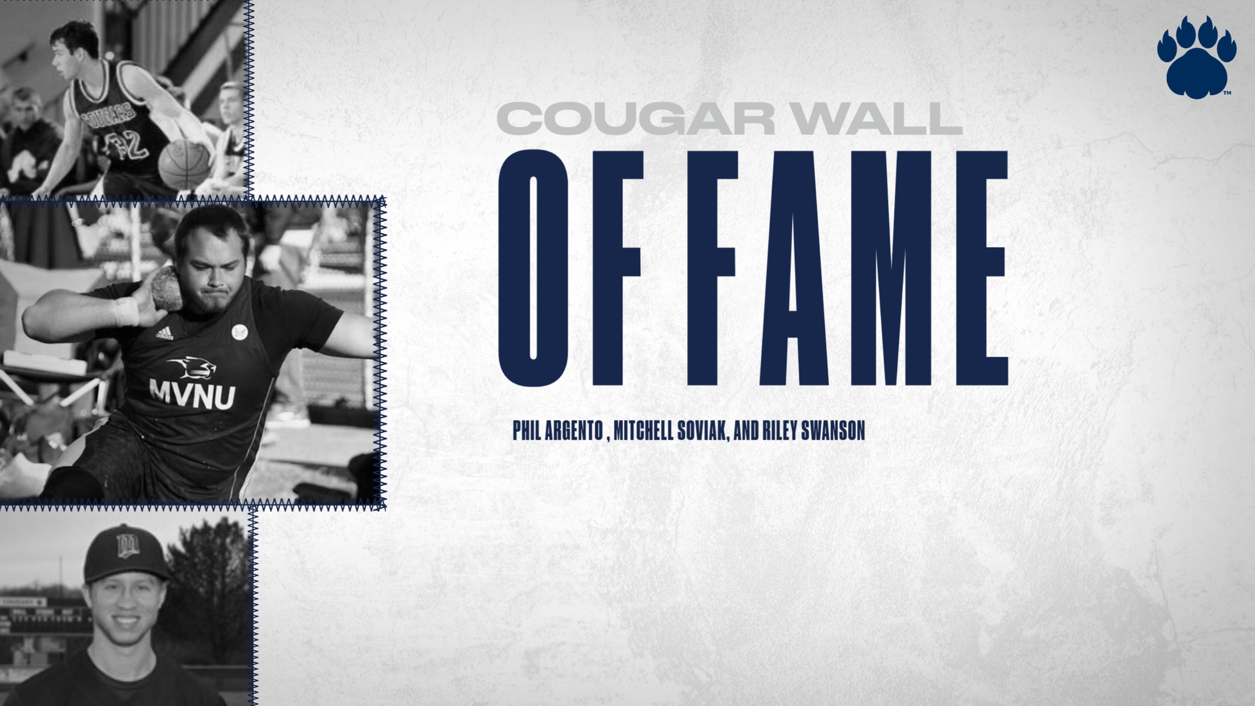 Argento, Soviak, and Swanson to be Inducted into the Cougar Wall of Fame