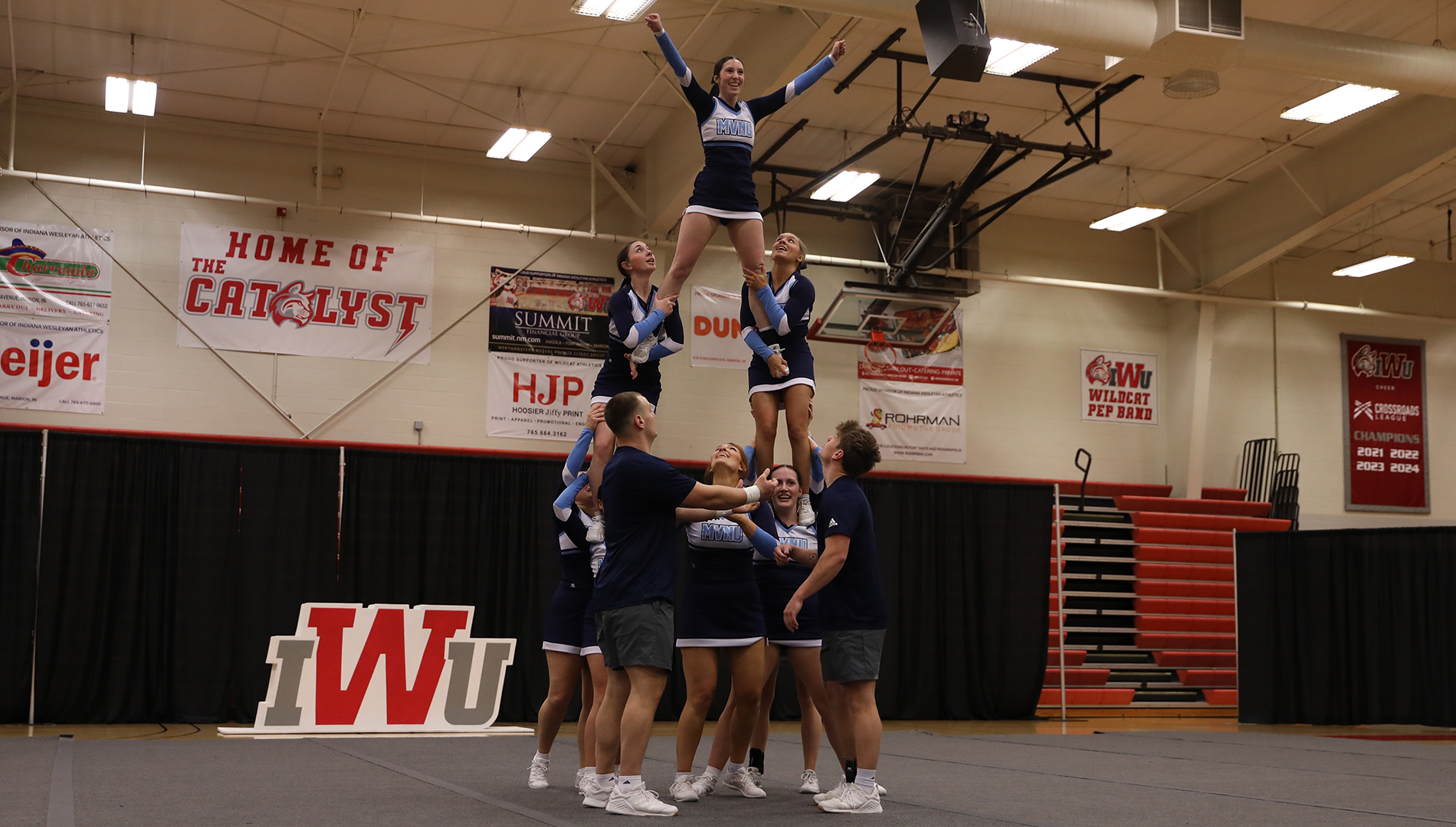 Cheer Begins 2025 Season at IWU