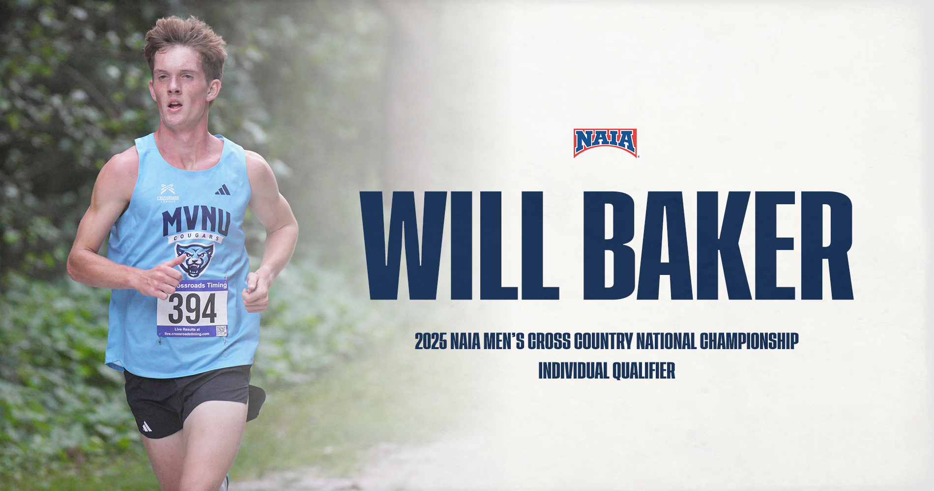 Baker Named an Individual NAIA Men&rsquo;s Cross Country National Qualifier