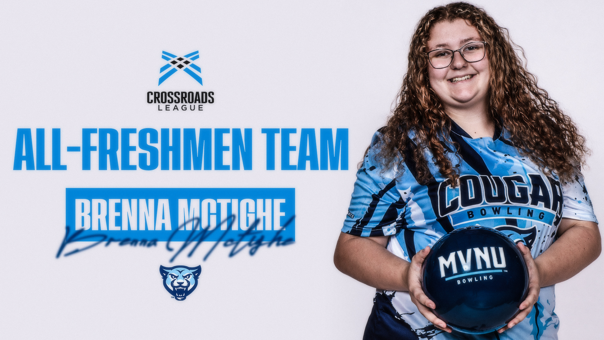 McTighe Earns Spot on Crossroads League All-Freshmen Team